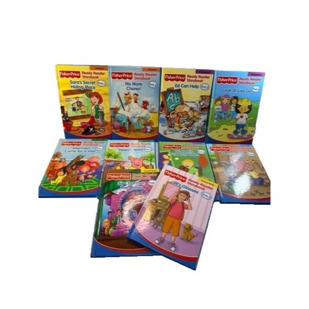 Fisher Price Ready Reader Storybook Library 10 Book Set PreK-3rd Grade